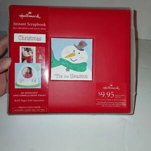Hallmark Christmas Instant Scrapbook 7.5 x 6.5 - NEVER USED!